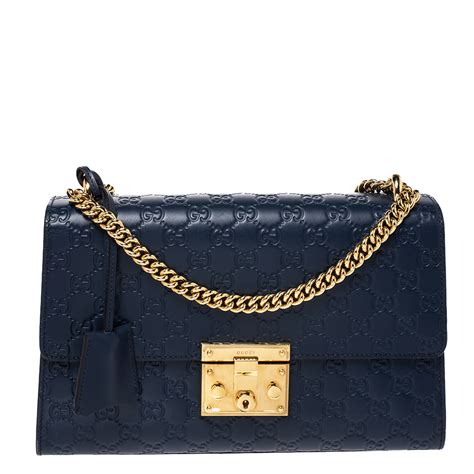 navy blue gucci|navy blue gucci handbag.